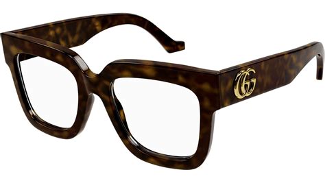 occhiali gucci rettangolari tartaruga vista|GG1549O 002 Dark Havana – Angiolucci Occhiali.